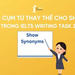 this shows synonym